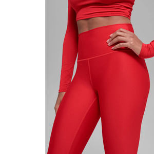 Ensemble de vêtements de sport pour femmes, haut court et leggings de yoga, de haute qualité, doux comme du beurre, populaires, à manches longues, pour la salle de sport et l'entraînement - Product Image 3