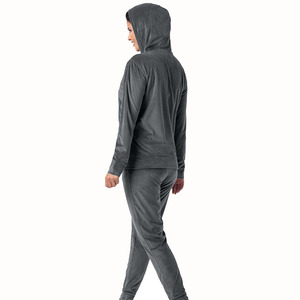 Conjunto de Sudadera con Capucha y Pantalones Deportivos de Dos Piezas con Cierre, Bordado Personalizado, Transpirable, Informal, de Alta Calidad, para Hombre - Product Image 4