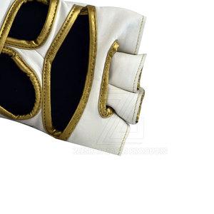 Heavy Duty Custom Made Leather Waterproof MMA <b>Gloves</b> Wholesale Low MOQ Design Your Own Custom Sizes Colors - Product Image 6
