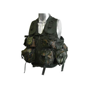 Gilet de paintball d'extérieur durable, protecteur, réglable, équipement de sécurité tactique pour l'entraînement, nylon/polyester, coutures soudées - Product Image 1