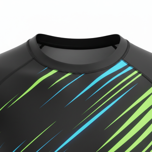 Camiseta de compresión duradera sublimada al por mayor para hombres, mujeres y niños, para entrenamiento de MMA, BJJ, Jiu Jitsu No-Gi, traje de baño personalizado - Product Image 4