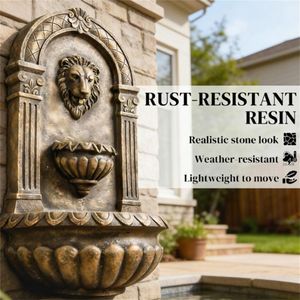 Fontana da Parete per Esterni in Stile Rustico Marrone - Product Image 3