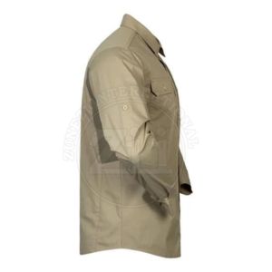 Camisa de Trabajo Ligera Resistente al Fuego para Trabajadores Petroleros, Ropa de Trabajo de Seguridad, Camisas FR para Hombre de 7.5oz, Repelente al Agua, para Soldadura - Product Image 1
