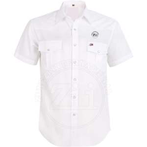 Chemises ignifuges en sergé 7,5 oz résistantes aux arcs électriques CAT2, vêtements de travail FR pour hommes, 2 chemises ignifuges 7,5 oz - Product Image 1