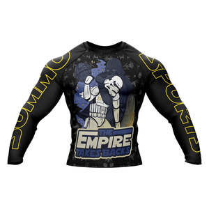 Rashguard MMA personnalisé à manches courtes pour homme - Respirant, confortable, service OEM avec logo personnalisé, haute qualité, couleur et matériau personnalisables - Product Image 1
