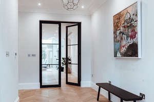 Porte coupe-feu vitrée de qualité supérieure pour hôtels de luxe et bâtiments hôteliers, disponible pour la vente en gros - Product Image 2