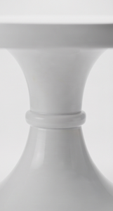 Wholesale Elegant White Finish Single <b>Tier</b> <b>Cake</b> <b>Stand</b> Round Metal Dessert Fruit Display <b>Stand</b> Event Table Centerpiece - Product Image 4