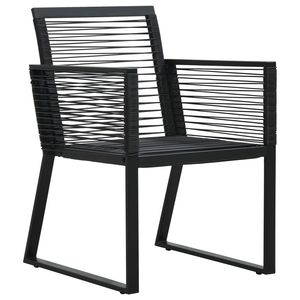 Ensemble de 2 chaises de jardin rectangulaires minimalistes pour l'extérieur - Product Image 2