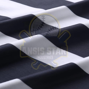 Camiseta sin mangas a rayas para hombre ANSIS STAR, cuello redondo, tejido transpirable, informal, con estampado por sublimación - Product Image 6
