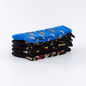 Chaussettes décontractées de style urbain, matière respirante, ajustement confortable, parfaites pour un usage régulier et des tenues décontractées - Product Image 4