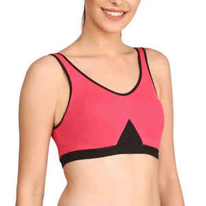 Soutien-gorge de sport pour femme à maintien élevé, dos croisé, respirant, sans couture, réglable, pour le yoga et la gym, vente en gros - Product Image 1