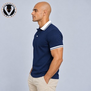 Chemises polo pour hommes de haute qualité, matière douce au toucher, col classique, pour un style business décontracté et quotidien. - Product Image 4
