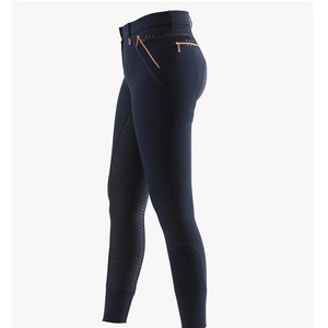 High Quality 4-way Stretch Horse Riding Breeches Leggings Tights <b>Equestrian</b> Wear Pants on Technical Fabric with Soft Feel - Product Image 1