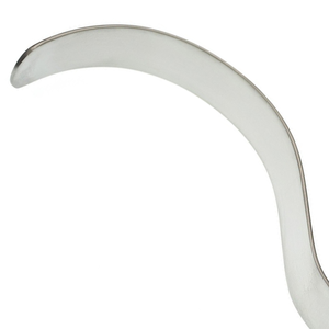 เครื่องมือถ่างเนื้อเยื่อแบบลึก Deaver Retractor No 2 1/3 ขนาด 13 นิ้ว พร้อมด้ามจับขนาด 1 นิ้ว ทำจากเหล็กกล้าไร้สนิมสำหรับการผ่าตัด - Product Image 4
