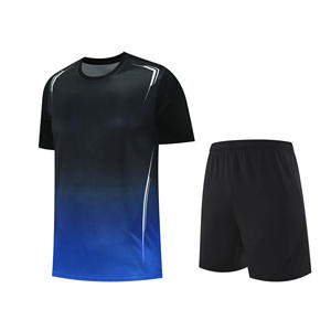 Ensemble de survêtement Dryfit Activewear personnalisé avec logo frontal, pour l'entraînement sportif d'automne, deux pièces respirant, coupe-vent, taille élastique - Product Image 1