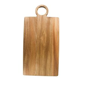 Planche à découper rectangulaire en bois d'acacia écologique et économique avec poignée pour ustensiles de cuisine, planches à découper pour fruits et légumes - Product Image 3