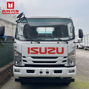 รถบรรทุก NPR NQR 4x4 ISUZU 7 เมตร กระบะเตี้ย มีรั้วข้าง รถบรรทุกใหม่ พวงมาลัยซ้าย/ขวา รุ่น 700P สีดำ ขาว เหลือง - Product Image 1
