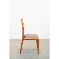 Chaise de salle à manger en bois de noyer de luxe, construction traditionnelle à mortaise et tenon, pour salle à manger, cuisine, hôtel, mobilier PISANO