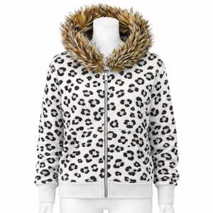 Street Vintage Warm Cardigan Loose Hoodie Men Winter Fashion <b>Fur</b> Collar Hat Hoodie Street Skull Print Zipper Sweatshirt - Product Image 4