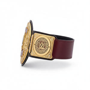 Cinturones de Campeonato de Lucha Libre Personalizados Directo de Fábrica, Placas Laterales con Logotipo de Equipos Mundiales, Cuero Ecológico de Alta Calidad y Cintura Alta - Product Image 3