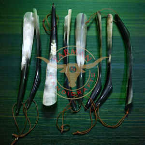 Meilleures ventes, qualité supérieure, 100% véritable, fait main, écologique, 42 cm, rectangle, design moderne, corne de buffle, cuillère à chaussures au meilleur prix - Product Image 4