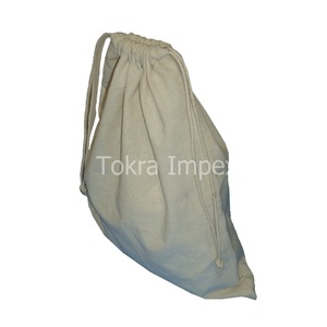 Best Selling Promotional Bag 150 Gsm Natural Cotton Drawstring <b>Shoe</b> Dust Bag OffWhite Natural Color Gada Fabric Pouc Bag - Product Image 2