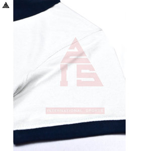 Polo en coton uni de haute qualité pour hommes, personnalisable avec logo, grande taille, nouvelle collection, idéal pour le golf et les occasions décontractées. - Product Image 3