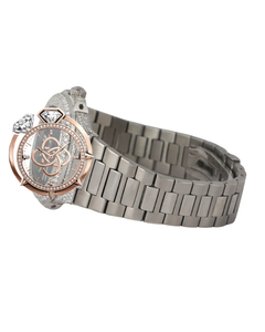 High Quality Iced Out Mens Stainless Steel <b>Watch</b> 20mm Band Analog Full Crystal <b>Black</b> Face Luxury Timepiece - Product Image 2