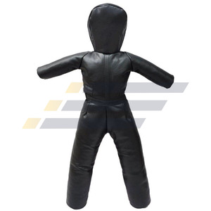 Wholesale Custom High Quality Leather <b>Training</b> Punching <b>Bag</b> Grappling Wrestling Throwing Boxing Dummies with Custom Colors Sizes - Product Image 4