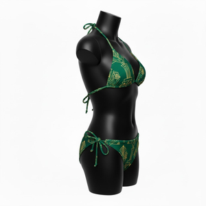 Custom <b>Bikini</b> Set Premium Quality Soft Stretch Swimwear Oem Odm Manufacturer Wholesale - Product Image 2