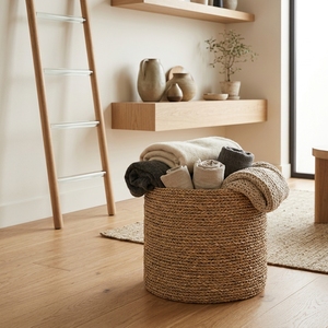 Cesta de Almacenamiento Loros BLN, Tejida Naturalmente con Fibra Natural, Maceta, Organizador Decorativo para el Hogar, Contenedor para Ropa - Product Image 2