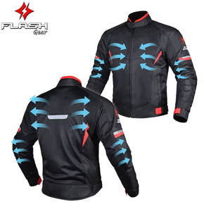 Veste de moto, vêtements de protection pour les trajets routiers et les sports, veste de moto tout-terrain réfléchissante - Product Image 3