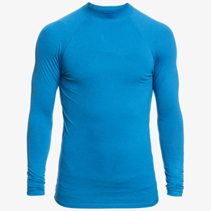 เสื้อรัดรูปผู้ชายสไตล์เทรนดี้ ล้างสีแบบแอซิดวอช เหมาะสำหรับการออกกำลังกาย ฟิตเนส เทรนนิ่ง ใส่ในยิม เนื้อผ้านุ่มสบาย ขายส่ง แขนยาว กระชับกล้ามเนื้อ - Product Image 1