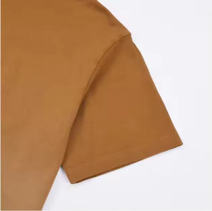 Camiseta de corte holgado estilo streetwear de 300 g/m² con logo personalizado, camiseta corta de algodón con estampado gráfico, camiseta oversize de corte holgado para hombre - Product Image 4