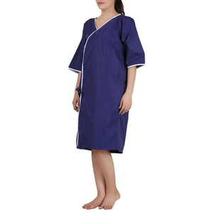 New Arrival Best Design Short Sleeve Customized V Neck Women <b>Scrub</b> Lab Coat OEM Wholesale Medical <b>Scrub</b> Lab Coat in Cheap Price - Product Image 2