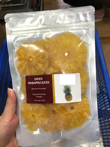 สับปะรดอบแห้ง กระบวนการอบแห้งแบบ FD ผลไม้เมืองร้อนหวานๆ บรรจุภัณฑ์แบบขายส่ง ขนมขบเคี้ยวเพื่อสุขภาพจากธรรมชาติ อายุการเก็บรักษา 12 เดือน - Product Image 5
