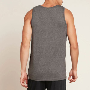 Débardeur d'été personnalisé pour hommes, fitness, gym, polyester, évacuation de l'humidité, style hip hop - Product Image 3