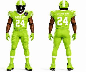 Maillot de football américain multicolores, design gratuit, uniformes de football américain professionnels, grandes tailles, vêtements de sport d'extérieur pour adultes - Product Image 1