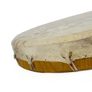 Tambour à main en peau de chèvre naturelle, tambour chamanique à cadre en bois durable avec marteau pour la méditation, la guérison sonore et l'utilisation musicale - Product Image 2