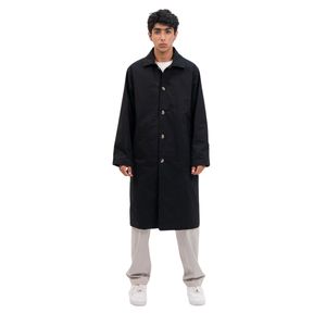 Manteau long pour homme en coton de haute qualité, style décontracté, en toile, rembourré de duvet, écologique, style safari, trench-coat pour homme - Product Image 5