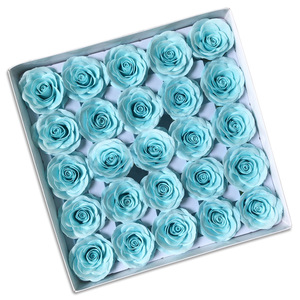 Roses de savon uniques de 6,9 cm à 7 couches dans une boîte cadeau, savon parfumé aux fleurs de rose pour les fleuristes - Product Image 6