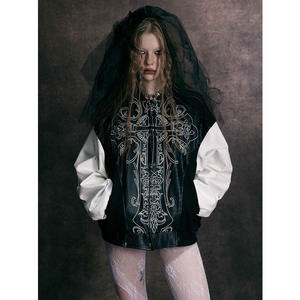 Hot Selling XS Men's Winter <b>Jacket</b> High Street Style Cow Skin <b>Canvas</b> Eco-Friendly Breathable Windproof Lightweight Custom Logo - Product Image 4