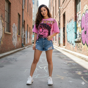 <b>Cropped</b> Relaxed Fit T Shirts Customized Screen Printing Logo Customer Most Demands Solid Colors <b>Top</b> Manufacturer T Shirts - Product Image 2