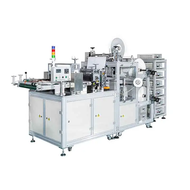 China Supply Automatic Disposable Non Woven Medical Boot Cover Making Machine