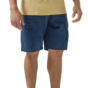 Wholesale Custom Casual Cargo Shorts 100% Cotton Elastic Waist Canvas Knee Length Men's Working Fashion Shorts - Product Image 1