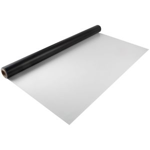 Pista da Ballo Reversibile Nera/Bianca 6.6x23ft, Spessore 0.06in, in PVC Vinilico Antiscivolo, Portatile, Materiale PP Durevole - Product Image 1