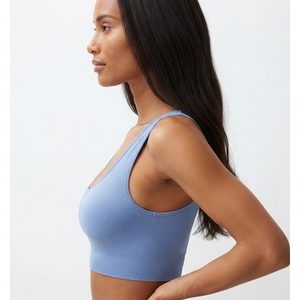 Soutien-gorge de sport personnalisé OEM pour femme avec logo, haut de sport push-up pour fitness et yoga, respirant, pour la course et la gym, fabricant - Product Image 5