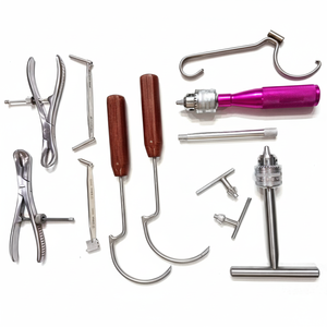 Instrumentos Quirúrgicos Veterinarios Ortopédicos de Acero Inoxidable de Alta Calidad, Juego de 9 Piezas - Product Image 1