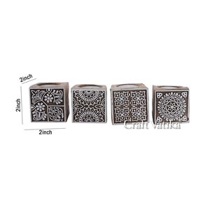 Handmade Wooden Square <b>Tea</b> Light Candle Holder Set Rustic Wooden Candle <b>Stand</b> for Home, Wedding & Event Decor Wholesale - Product Image 4