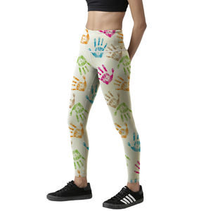 Meilleur prix de gros pour la fabrication de leggings de sublimation pour femmes, nouveau design tendance, matière douce, tricotés, taille mi-haute - Product Image 4